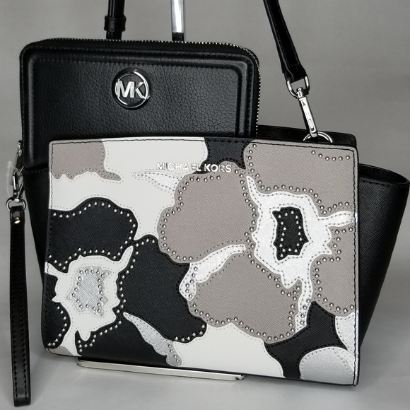 Michael Kors 2 SET PURSE BAG WRISTLET WALLET NWT - Picture 10 of 11